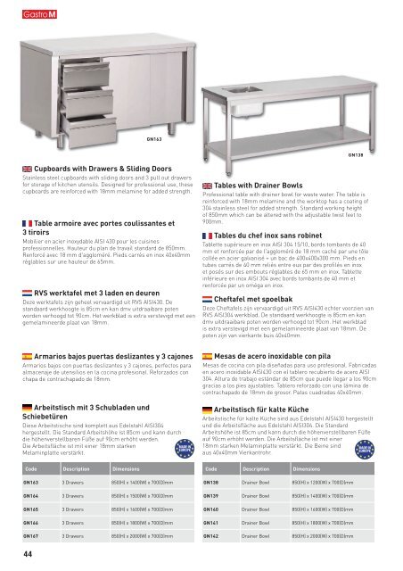 Gastrolini GastroM Katalog