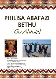 Philisa Abafazi Go Abroad English Version