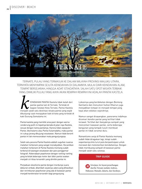 Sriwijaya Inflight Magazine Oktober 2017