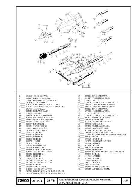 Teilehandbuch Nico Fahrzeugteile GmbH