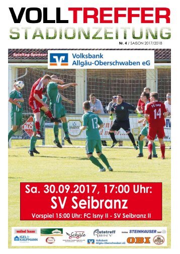 4. Ausgabe Stadionzeitung 2017/18