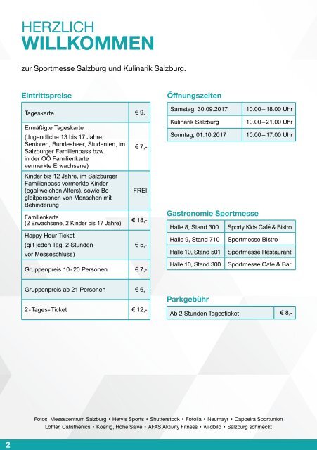 Sportmesse und Kulinarik Salzburg 2017