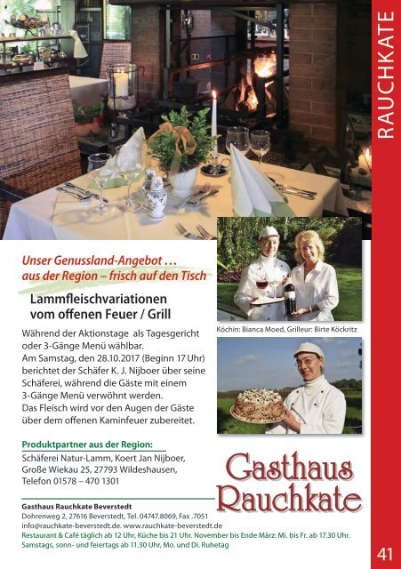 Gastronomie-Tage in Bremen 2017_Broschüre