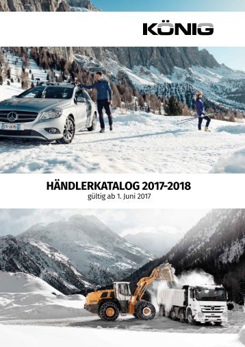 König Schneeketten Katalog 2017-18