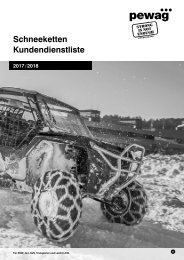 PEWAG Schneeketten Kaufhilfe 2017-18