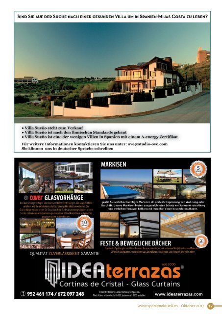 Spanien aktuell - Onlineversion - Oktober 2017