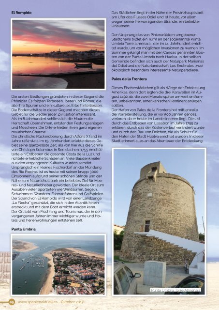 Spanien aktuell - Onlineversion - Oktober 2017