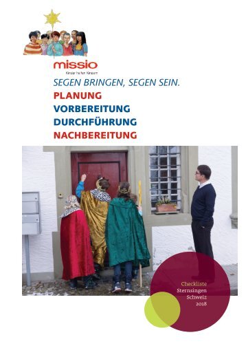 Sternsingen_2018_Checkliste