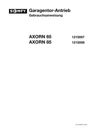 Garagentor-Antrieb AXORN 65 AXORN 85
