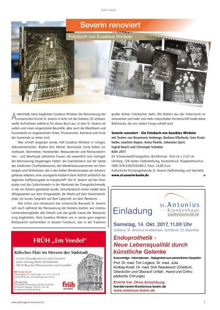 stadtMAGAZIN köln-süd | Ausg. Oktober-November 2017