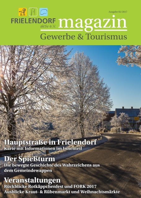 Frielendorf aktiv e.V. Magazin Gewerbe & Tourismus 2/2017