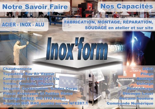 INOX FORM Plaquette Num test