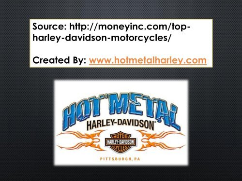 Top 10 Harley Davidson Motorcycles