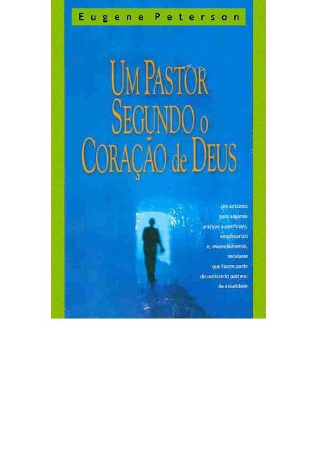 Livro the pastor de eugene h peterson (inglês)