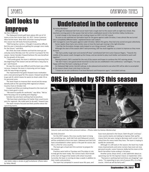 The Oakwood Times September Monthly