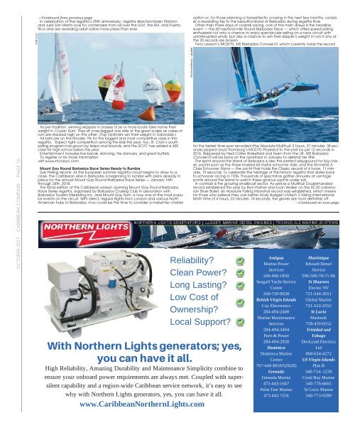 Caribbean Compass Yachting Magazine October 2017