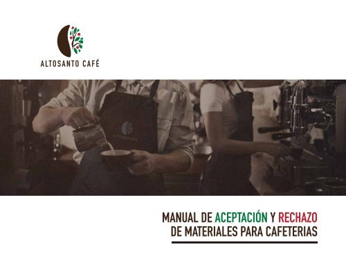 MATERIALES PARA CAFETERIAS