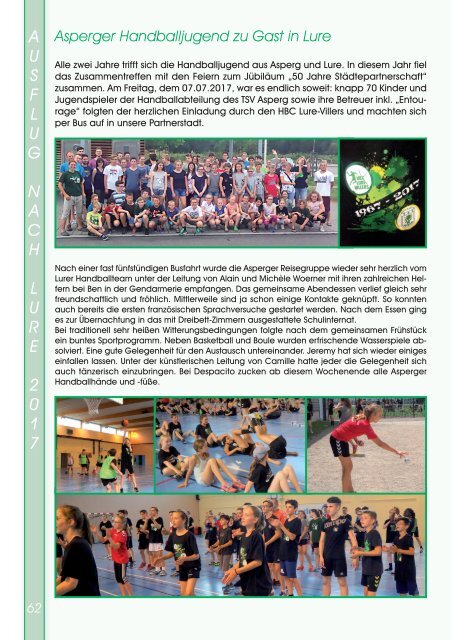 "Handball in Asperg" 2017/2018