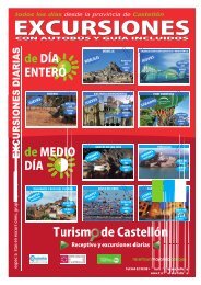 Catalogo Turismo de Castellon Receptivo y Excursiones