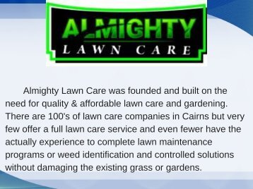 Garden Maintenance Cairns