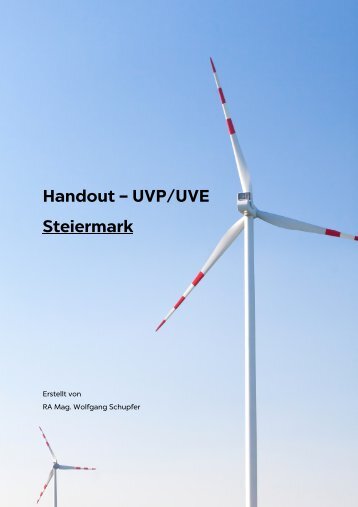 Handout – UVP/UVE Steiermark