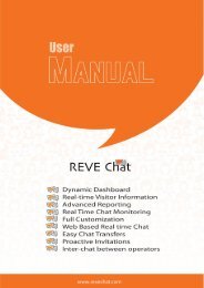 REVE Chat: Live Chat System for Customer Support Services