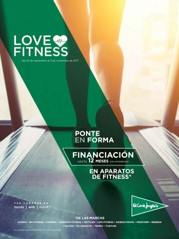 Catálogo El corte Inglés LOVE FITNESS hasta 5 de Noviembre 2017