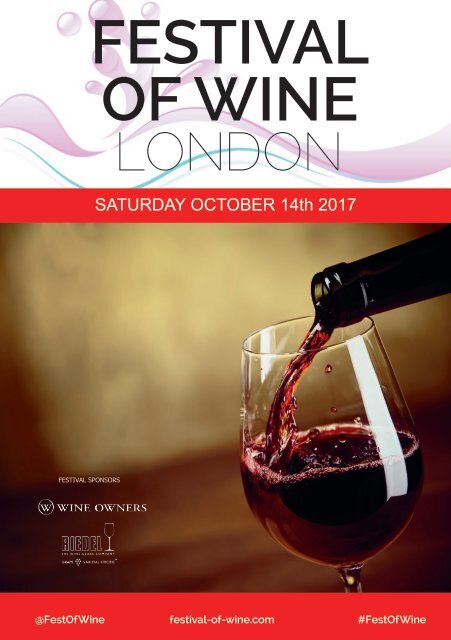 London Festival of Wine 2017 | Wine Tasting Catalogue