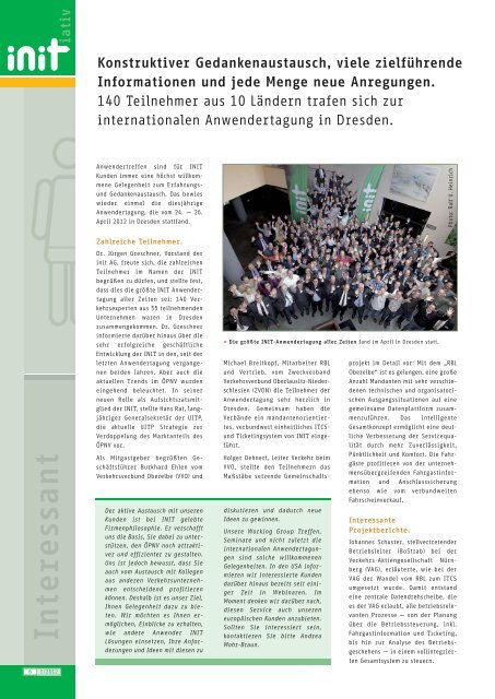 Ausgabe 1/2012 - Init