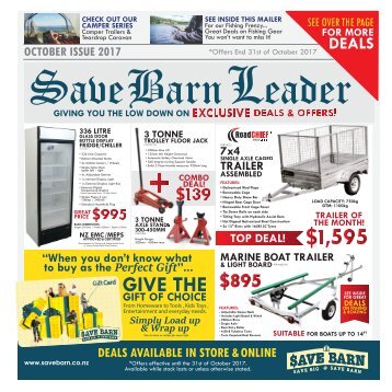 Save Barn - October Mailer 2017