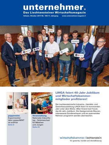 unternehmer. Oktober 2017