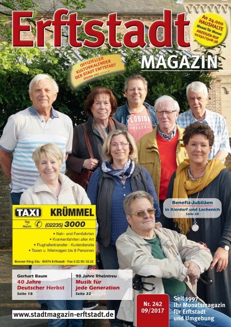 Erftstadt Magazin September 2017