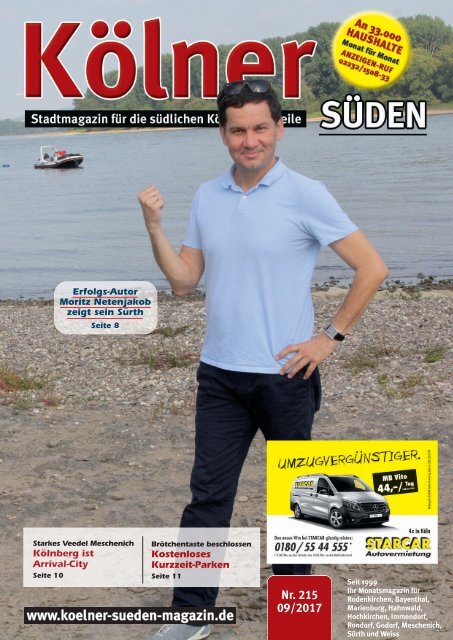 Kölner Süden Magazin September 2017