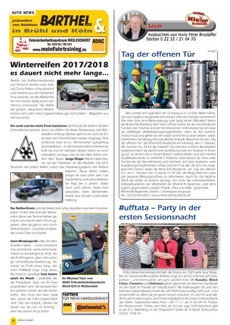 Kölner Süden Magazin September 2017