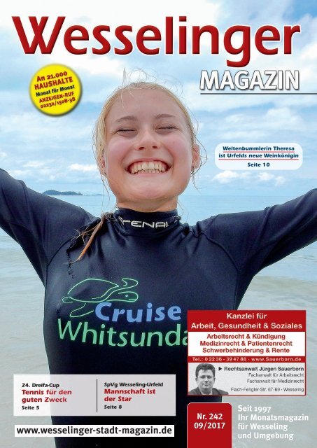 Wesselinger Stadt Magazin September 2017