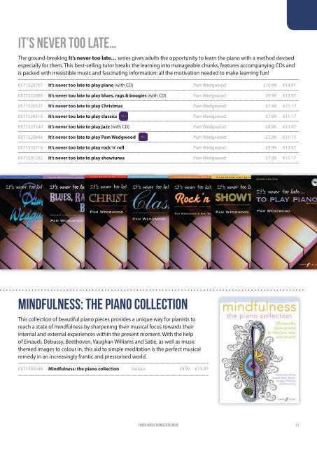 Piano Catalogue
