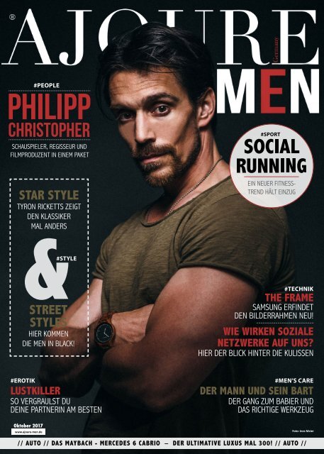 AJOURE´ Men Magazin Oktober 2017 