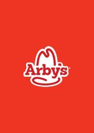 Arbys Menu