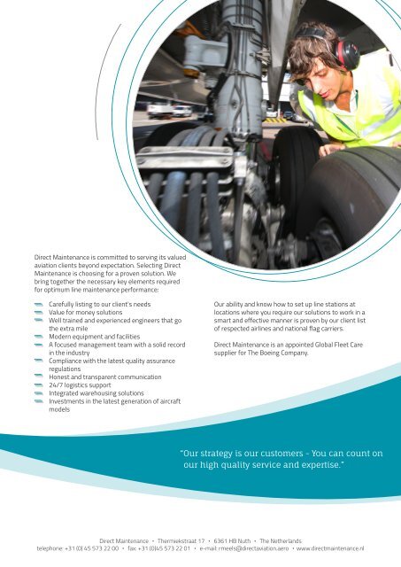 Direct Maintenance Company Brochure