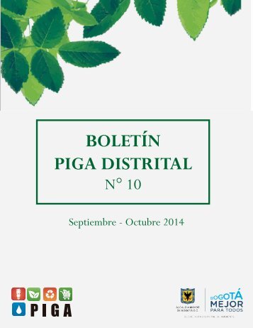 BOLETÍN PIGA DISTRITAL N° 10