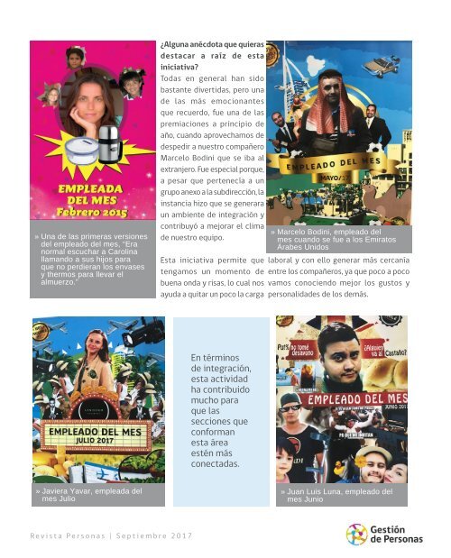 Revista Personas Septiembre 2017