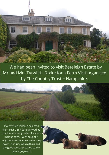 Bereleigh Farm Visit Sept 2017 Newsletter