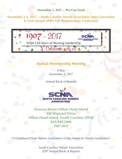 17 South Carolina Nurses Association State Convention