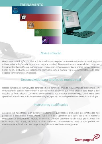 Folder de Treinamento - Cursos Check Point ... - Compugraf