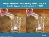 Global Acetic Acid Market Trends, Share, Size and Forecast 2017-2022