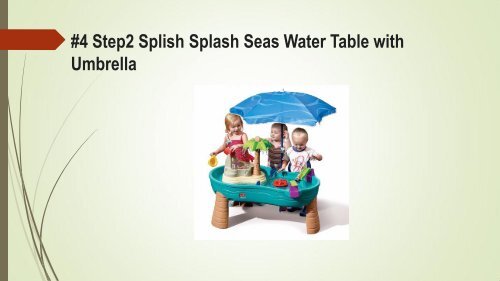 Top 10 Best Water Tables (Sand Tables) for Kids Reviews