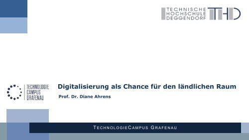 Digitalisierung als Chance für den ländlichen Raum