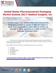 United States Pharmaceuticals Packaging Industry 2017 Market Research Report