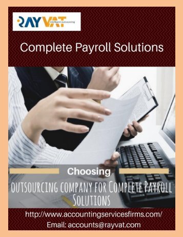 Why You Choosing a Payroll Services Provider for Small Business