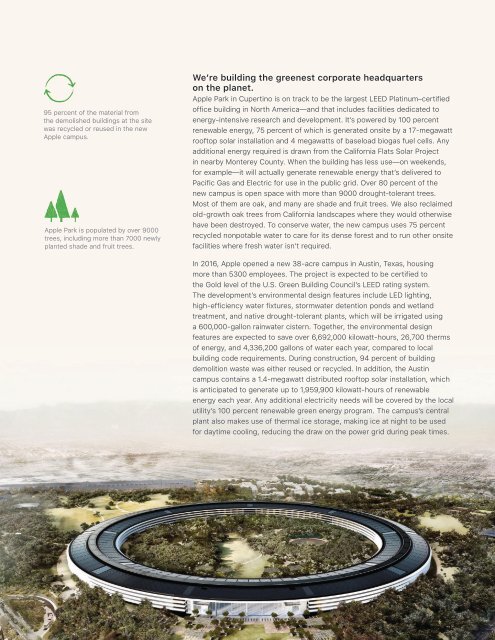 Apple Environmental Responsibility Report